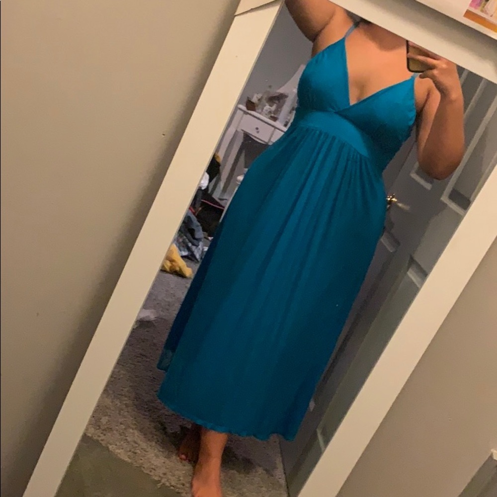 Casual blue dress